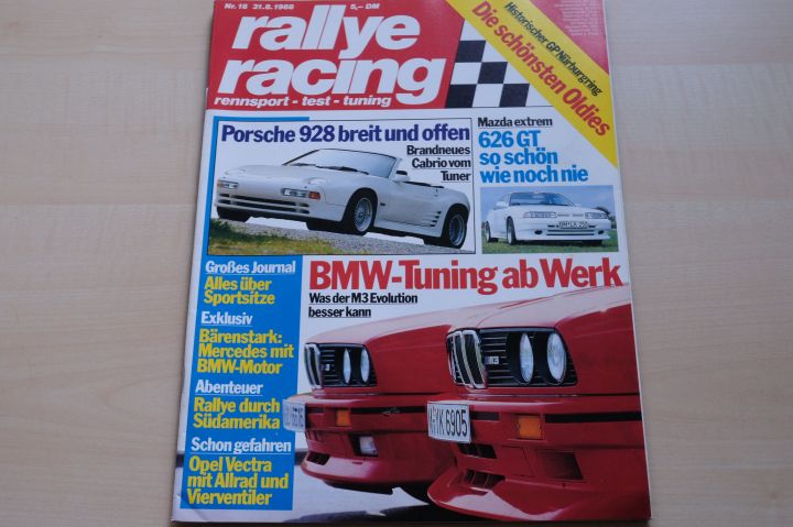 Deckblatt Rallye Racing (18/1988)